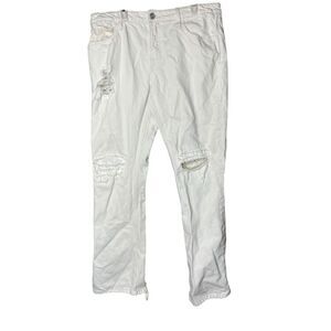 Frame Off White The Low Boot Distressed Jeans Size 29‎
